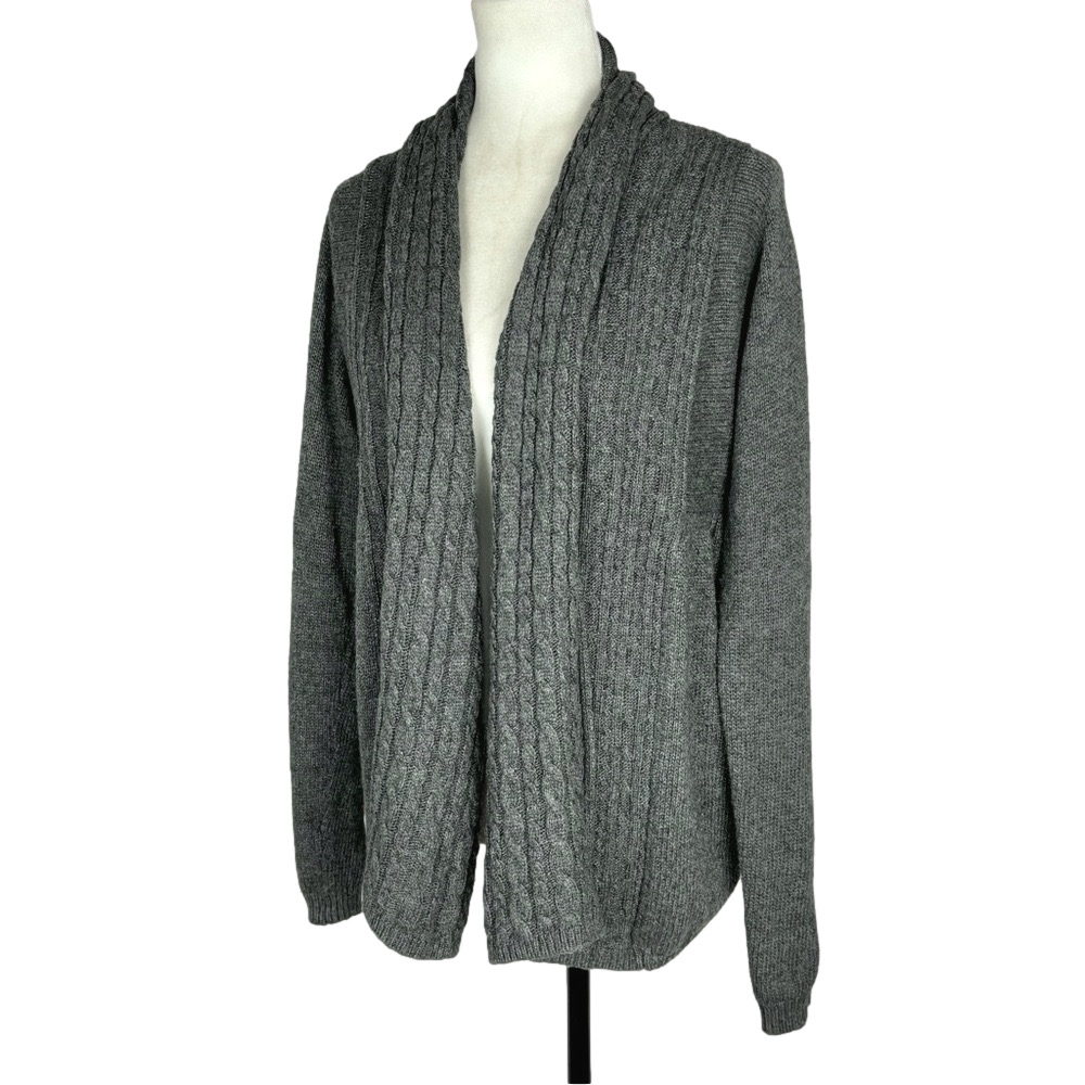 Zara grey open cardigan